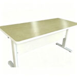 Durable Two-Person Laboratory Desk with HPL Finish and Stable Steel Frame, for Classroom, Training Room & Education Use
