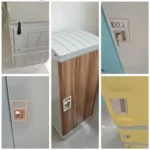 various colors wooden /abs /metal /plastic locker cabinet
