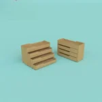 single stackable wooden bed for kids space saving