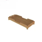 single stackable wooden bed for kids space saving