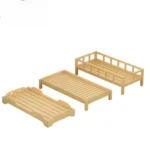 single stackable wooden bed for kids space saving