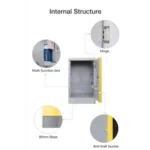 keeper abs plastic locker cabinet door