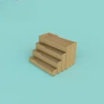 single stackable wooden bed for kids space saving